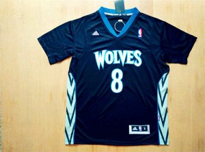 Maillot De Basket Minnesota Timberwolves Zach LaVine 8 Short Sleeve Noir